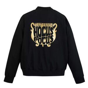 💖 Disney Black Hocus Pocus Jacket Metallic Gold "Lit the Black Flame Candle"